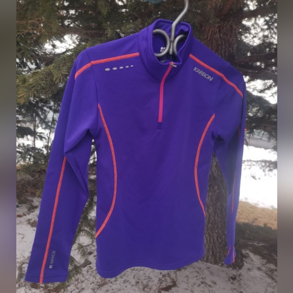 Karbon Light Fleece Lined Zip Girl Medium
